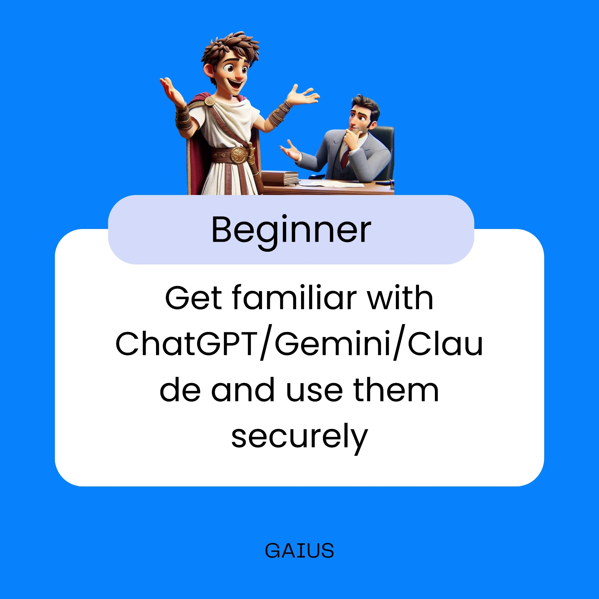 Beginner legal AI training for lawyers: get familiar with ChatGPT, Gemini and Claude and use them securely with professional confidentiality